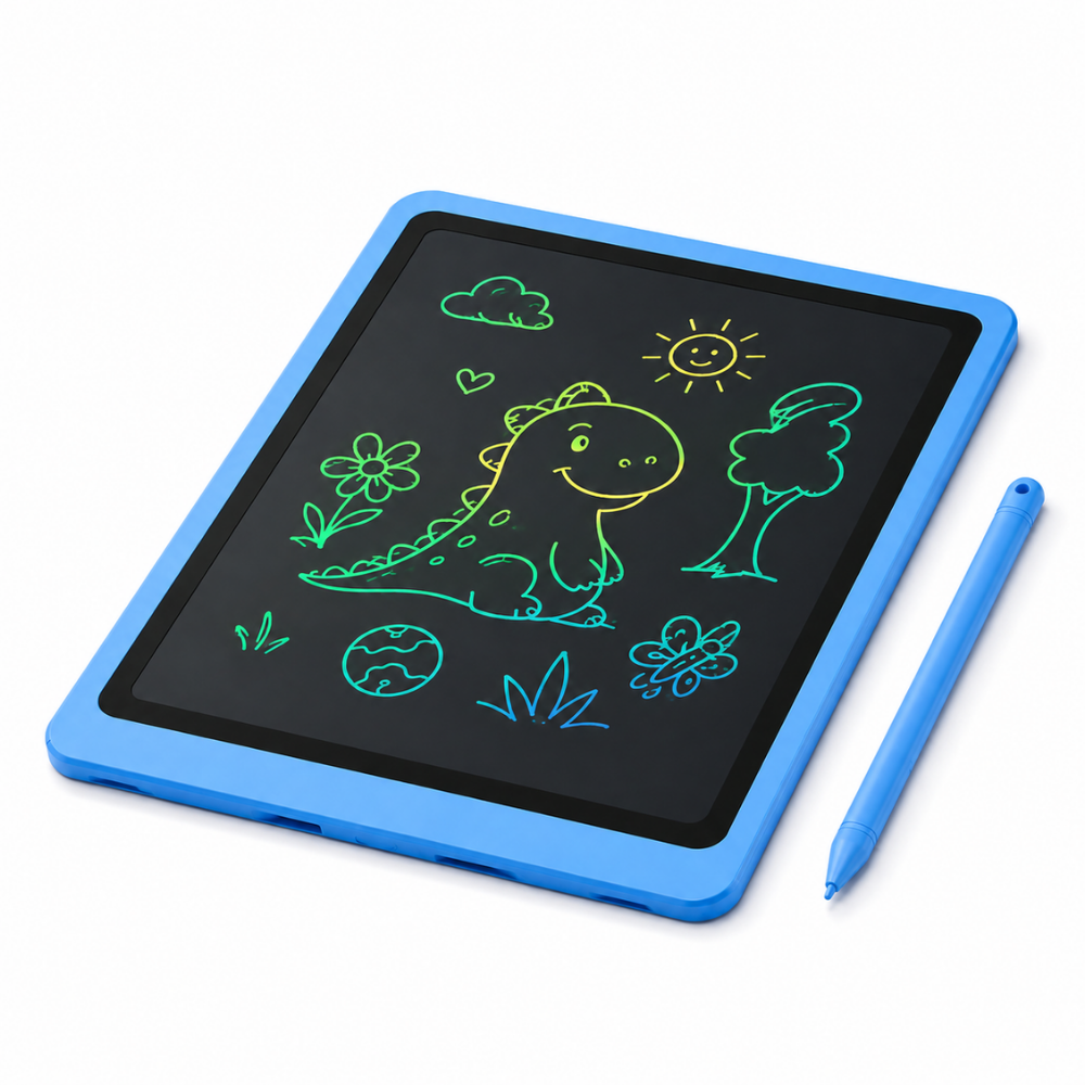 LCD Writing Tablet for Kids – Reusable Drawing & Writing Board with Stylus